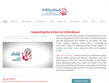 Tablet Screenshot of childprotect.org